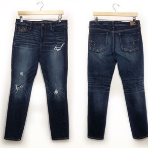 American Eagle Outfitters Jeans - AEO- High Rise Jegging Super stretch Distressed American Eagle Outfitters Jeans - AEO- High Rise Jegging Super stretch Distressed